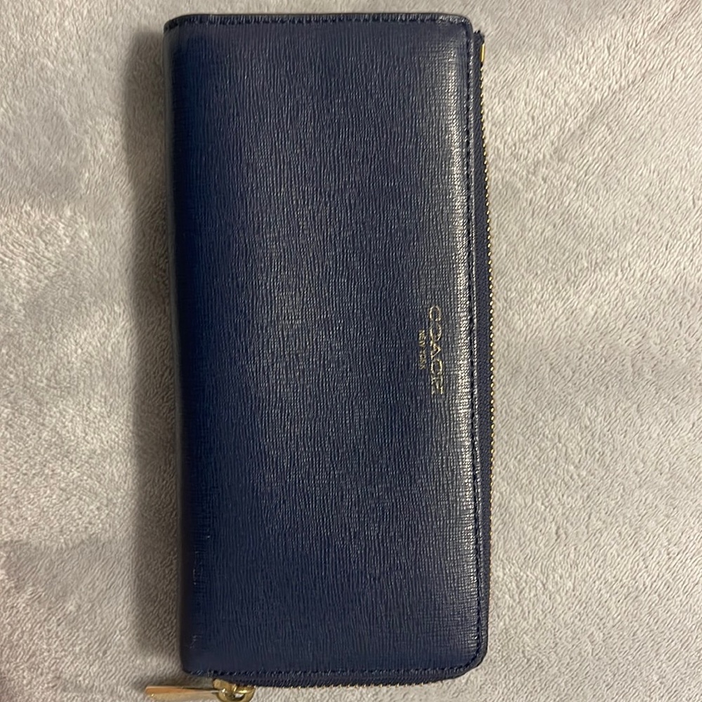 Coach wallet, Blue